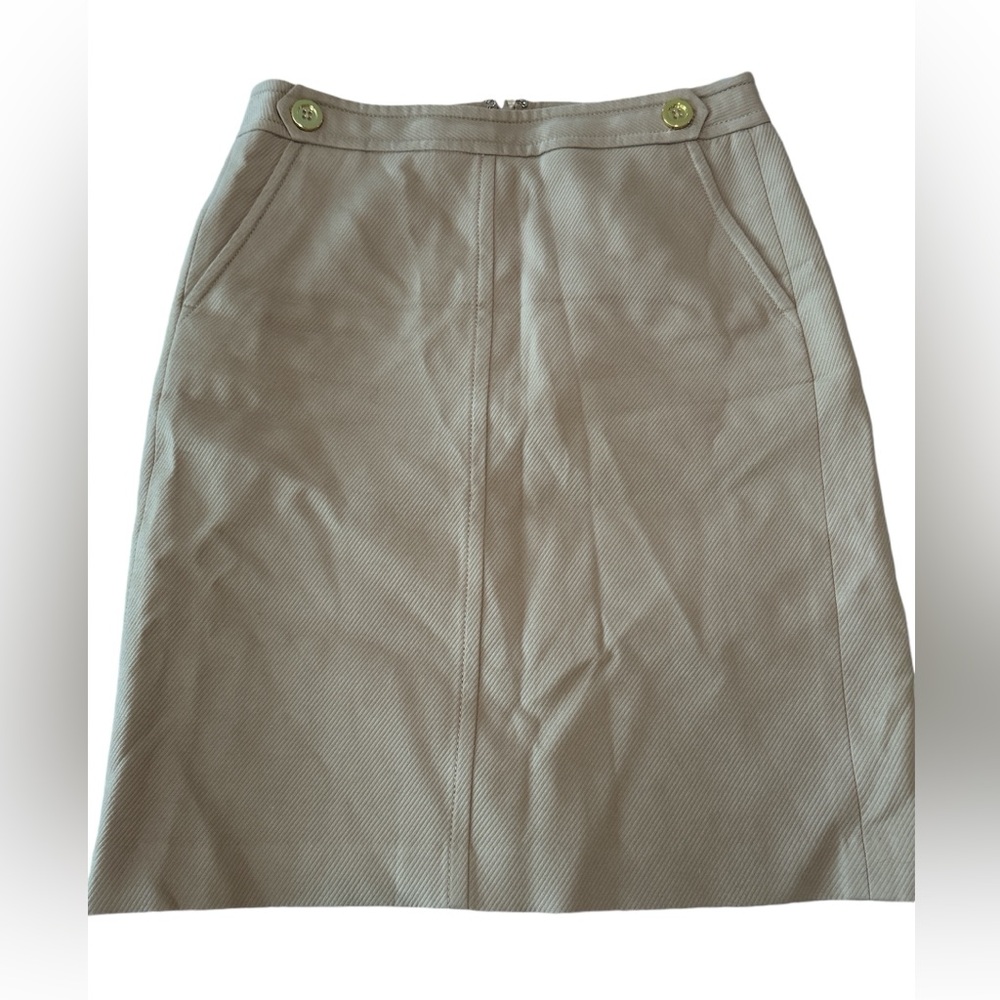 Talbots size 4 tan skirt